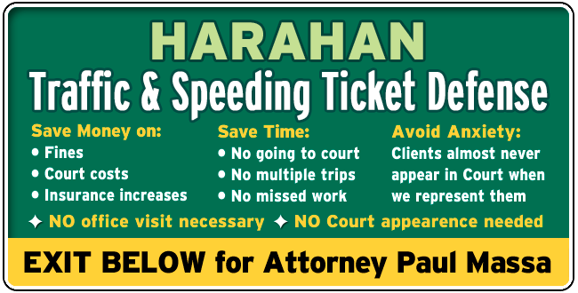 Harahan Traffic Ticket Lawyer/Attorney Paul M. Massa | FREE Consultation
